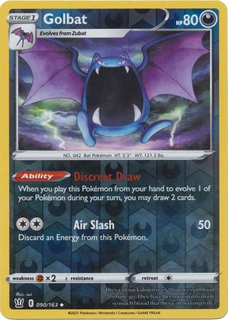 Golbat 090 163 Uncommon Reverse Holo Golbat 090 163 Uncommon Reverse Holo