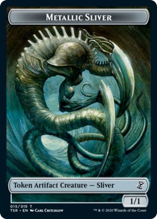 Metallic Sliver Token 015 015 Time Spiral Remastered Metallic Sliver Token 015 015 Time Spiral Remastered