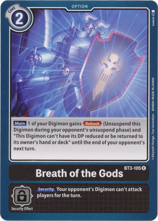 Breath of the Gods BT3 105 R Rare Special Booster Ver 1 0 Ver 1 5 BT03 Singles Breath of the Gods BT3 105 R Rare Special Booster Ver 1 0 Ver 1 5 BT03 Singles