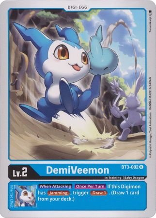 DemiVeemon BT3 002 U Uncommon Special Booster Ver 1 0 Ver 1 5 BT03 Singles DemiVeemon BT3 002 U Uncommon Special Booster Ver 1 0 Ver 1 5 BT03 Singles
