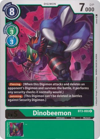 Dinobeemon BT3 055 R Rare All Digimon Singles Dinobeemon BT3 055 R Rare All Digimon Singles