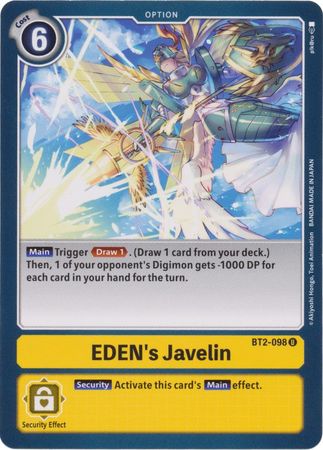 EDEN s Javelin BT2 098 U Uncommon EDEN s Javelin BT2 098 U Uncommon