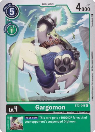 Gargomon BT3 048 C Common BT03 Singles Gargomon BT3 048 C Common BT03 Singles