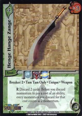 Henge Hange Zange SNK02 04 UFS SNK02 Fortune and Glory Singles Henge Hange Zange SNK02 04 UFS SNK02 Fortune and Glory Singles