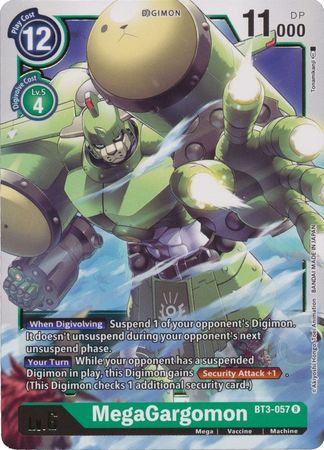 MegaGargomon BT3 057 R Rare Special Booster Ver 1 0 Ver 1 5 BT03 Singles MegaGargomon BT3 057 R Rare Special Booster Ver 1 0 Ver 1 5 BT03 Singles
