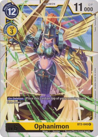 Ophanimon BT2 040 R Rare Ophanimon BT2 040 R Rare