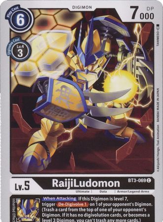 RaijiLudomon BT3 069 C Common RaijiLudomon BT3 069 C Common