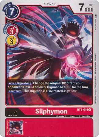 Silphymon BT3 014 R Rare Special Booster Ver 1 0 Ver 1 5 BT03 Singles Silphymon BT3 014 R Rare Special Booster Ver 1 0 Ver 1 5 BT03 Singles