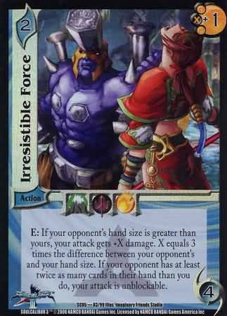Irresistible Force SC05 03 UFS SC05 Higher Calibur Singles Irresistible Force SC05 03 UFS SC05 Higher Calibur Singles