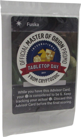 Master of Orion Fuska Advisor Promo Card Cryptozoic Entertainment Master of Orion Fuska Advisor Promo Card Cryptozoic Entertainment