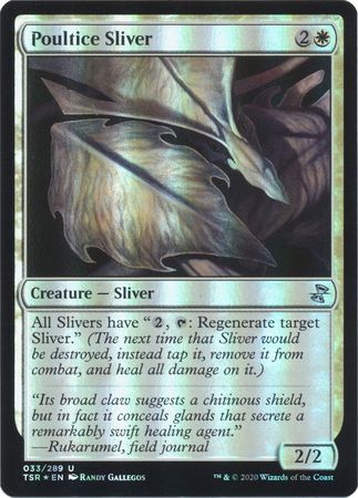Poultice Sliver 033 289 Foil Poultice Sliver 033 289 Foil
