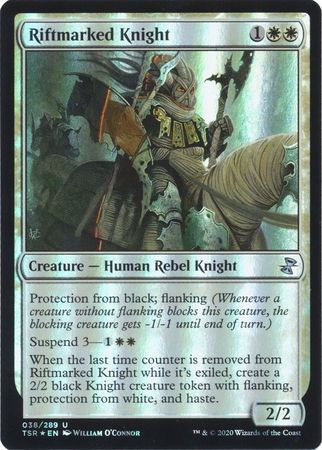 Riftmarked Knight 038 289 Foil Riftmarked Knight 038 289 Foil