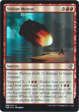Shivan Meteor 188 289 Foil Time Spiral Remastered Foil Singles Shivan Meteor 188 289 Foil Time Spiral Remastered Foil Singles
