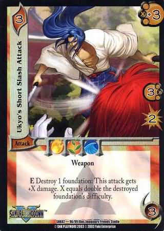 Ukyo s Short Slash Attack SNK0 Ukyo s Short Slash Attack SNK0