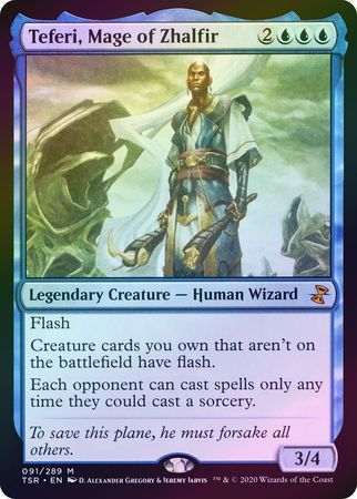 Teferi Mage of Zhalfir 091 289 Foil Teferi Mage of Zhalfir 091 289 Foil
