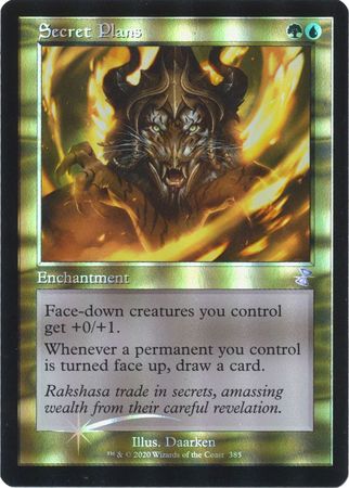 Secret Plans 385 Timeshifted Foil Timeshifted Foil Singles Secret Plans 385 Timeshifted Foil Timeshifted Foil Singles