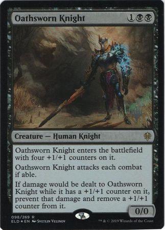 Oathsworn Knight 098 269 Silver Stamped Foil Oathsworn Knight 098 269 Silver Stamped Foil