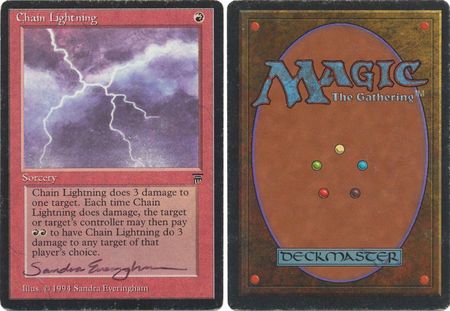 Chain Lightning Artist Signed Played 21404 Legends Legends Singles Chain Lightning Artist Signed Played 21404 Legends Legends Singles