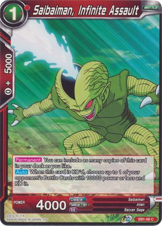 Saibaiman Infinite Assault EB1 06 Common Saibaiman Infinite Assault EB1 06 Common