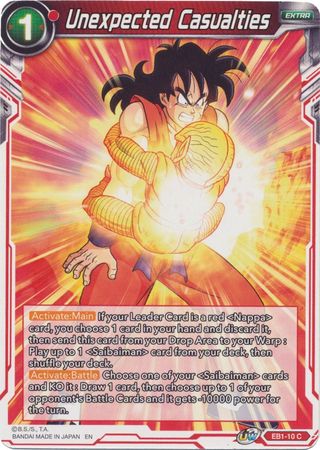 Unexpected Casualties EB1 10 Common Battle Evolution Booster Singles Unexpected Casualties EB1 10 Common Battle Evolution Booster Singles