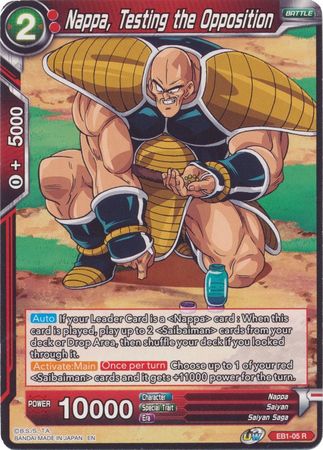 Nappa Testing the Opposition EB1 05 Rare Nappa Testing the Opposition EB1 05 Rare