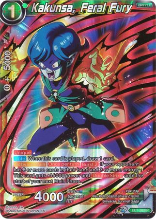 Kakunsa Feral Fury EB1 34 Super Rare Kakunsa Feral Fury EB1 34 Super Rare