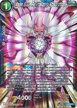 Majin Buu Revitalizing Absorption EB1 15 Super Rare Majin Buu Revitalizing Absorption EB1 15 Super Rare