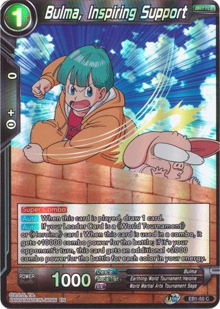 Bulma Inspiring Support EB1 50 Common Foil Bulma Inspiring Support EB1 50 Common Foil