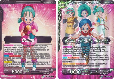 Bulma Bulma Life of a Heroine EB1 49 Common Foil Bulma Bulma Life of a Heroine EB1 49 Common Foil