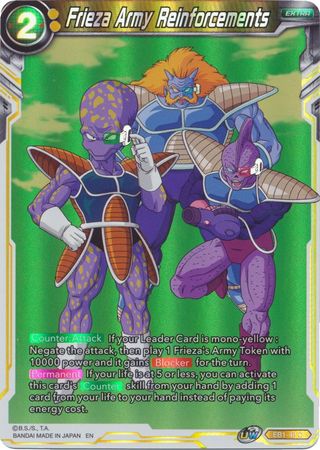 Frieza Army Reinforcements EB1 48 Common Foil Frieza Army Reinforcements EB1 48 Common Foil