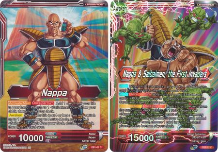Nappa Nappa Saibaimen the First Invaders EB1 01 Common Foil Battle Evolution Booster Foil Singles Nappa Nappa Saibaimen the First Invaders EB1 01 Common Foil Battle Evolution Booster Foil Singles