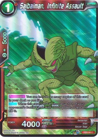 Saibaiman Infinite Assault EB1 06 Common Foil Battle Evolution Booster Foil Singles Saibaiman Infinite Assault EB1 06 Common Foil Battle Evolution Booster Foil Singles