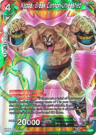 Nappa Break Cannon Unleashed EB1 58 Rare Foil Nappa Break Cannon Unleashed EB1 58 Rare Foil