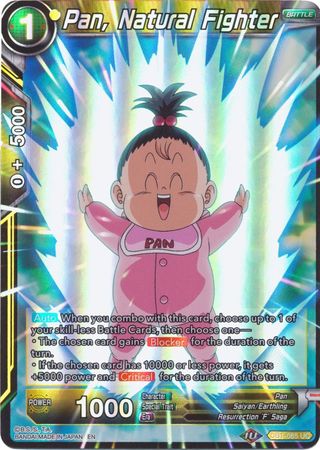 Pan Natural Fighter Reprint DB1 065 Uncommon Foil Battle Evolution Booster Foil Singles Pan Natural Fighter Reprint DB1 065 Uncommon Foil Battle Evolution Booster Foil Singles