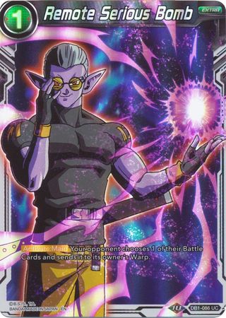 Remote Serious Bomb Reprint DB1 086 Uncommon Foil Remote Serious Bomb Reprint DB1 086 Uncommon Foil