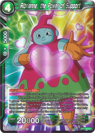 Ribrianne the Power of Support EB1 32 Uncommon Foil Battle Evolution Booster Foil Singles Ribrianne the Power of Support EB1 32 Uncommon Foil Battle Evolution Booster Foil Singles