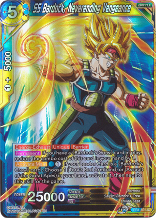 SS Bardock Neverending Vengeance EB1 59 Uncommon Foil SS Bardock Neverending Vengeance EB1 59 Uncommon Foil