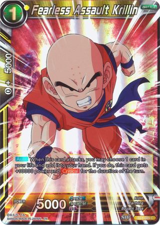 Fearless Assault Krillin Reprint BT6 089 Common Foil Fearless Assault Krillin Reprint BT6 089 Common Foil