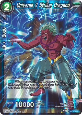 Universe 9 Striker Oregano Reprint TB1 042 Common Foil Battle Evolution Booster Foil Singles Universe 9 Striker Oregano Reprint TB1 042 Common Foil Battle Evolution Booster Foil Singles