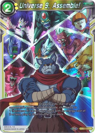 Universe 9 Assemble Reprint DB2 127 Rare Foil Battle Evolution Booster Foil Singles Universe 9 Assemble Reprint DB2 127 Rare Foil Battle Evolution Booster Foil Singles