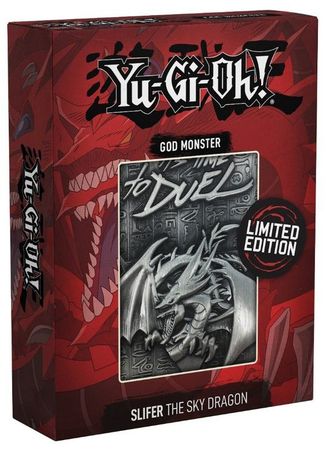 YuGiOh Limited Edition God Monster Metal Card Slifer the Sky Dragon Yu Gi Oh Memorabilia YuGiOh Limited Edition God Monster Metal Card Slifer the Sky Dragon Yu Gi Oh Memorabilia