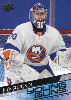 Ilya Sorokin 2020 21 Upper Deck Series 2 461 Young Guns Rookie Ilya Sorokin 2020 21 Upper Deck Series 2 461 Young Guns Rookie