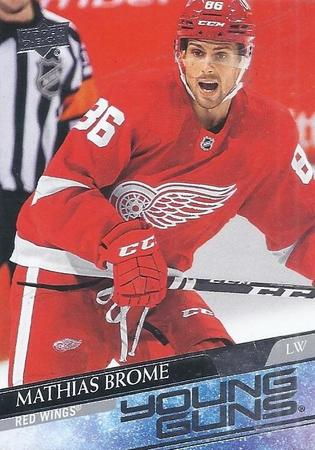 Mathias Brome 2020 21 Upper Deck Series 2 468 Young Guns Rookie Mathias Brome 2020 21 Upper Deck Series 2 468 Young Guns Rookie