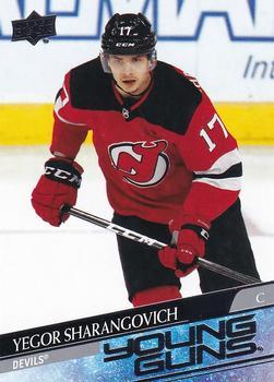 Yegor Sharangovich 2020 21 Upper Deck Series 2 489 Young Guns Rookie Yegor Sharangovich 2020 21 Upper Deck Series 2 489 Young Guns Rookie