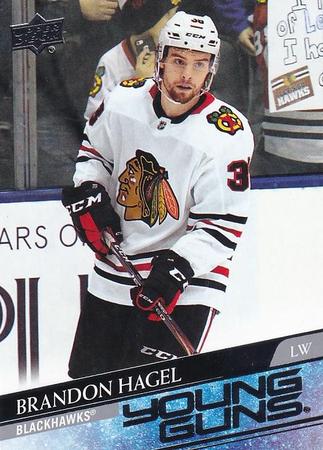 Brandon Hagel 2020 21 Upper Deck Series 2 491 Young Guns Rookie Brandon Hagel 2020 21 Upper Deck Series 2 491 Young Guns Rookie