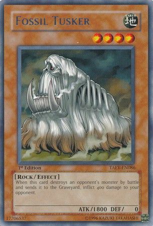 Fossil Tusker TAEV EN086 Rare 1st Edition Tactical Evolution TAEV 1st Edition Singles Fossil Tusker TAEV EN086 Rare 1st Edition Tactical Evolution TAEV 1st Edition Singles