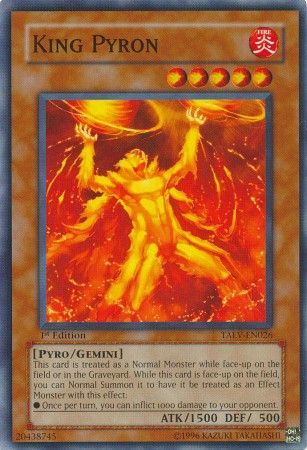 King Pyron TAEV EN026 Common 1st Edition King Pyron TAEV EN026 Common 1st Edition