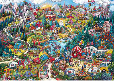 Berman Go Camping 2000 Piece Puzzle Heye 29930 2000 Piece Jigsaw Puzzles Berman Go Camping 2000 Piece Puzzle Heye 29930 2000 Piece Jigsaw Puzzles