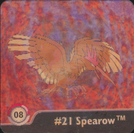 08 21 Spearow 22 Fearow 1998 Pokemon Flipz Artbox Series One Pokemon Flipz Artbox 08 21 Spearow 22 Fearow 1998 Pokemon Flipz Artbox Series One Pokemon Flipz Artbox