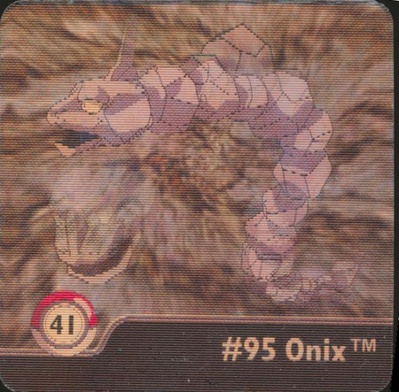 41 95 Onix 1998 Pokemon Flipz Artbox Series One Pokemon Flipz Artbox 41 95 Onix 1998 Pokemon Flipz Artbox Series One Pokemon Flipz Artbox